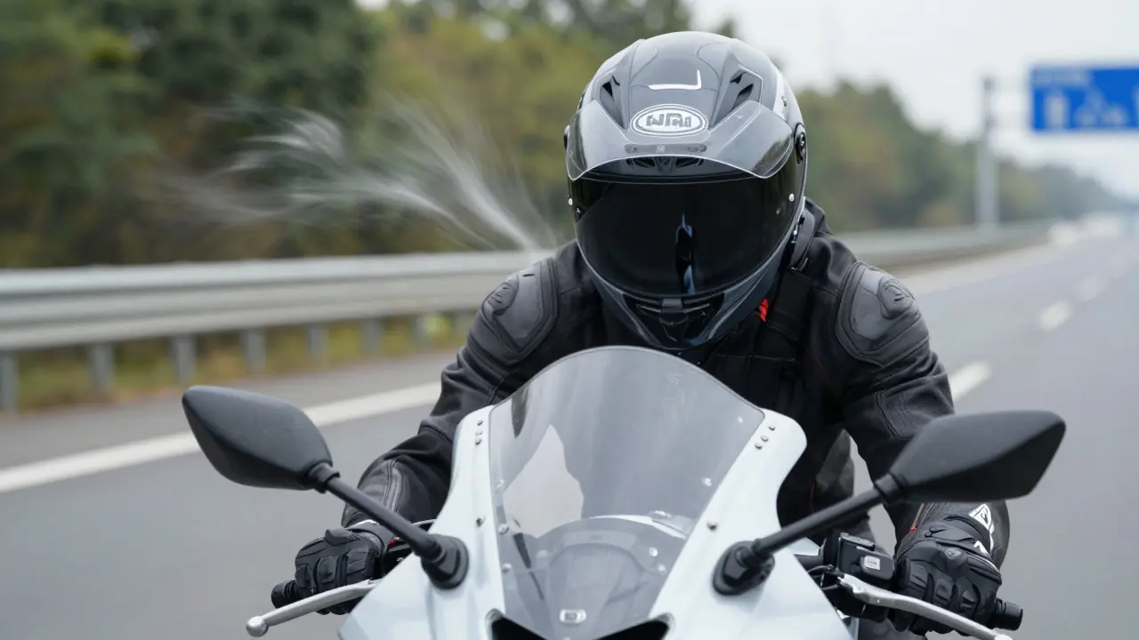 Motorcycle Windscreen Spoilers and Deflectors: How They Reduce Buffeting