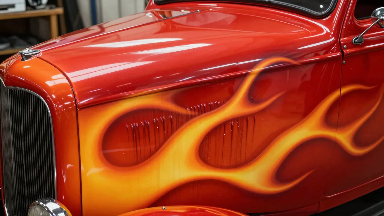 Custom Paint Techniques for Classic Cars: Flames, Murals, and Specialty Finishes