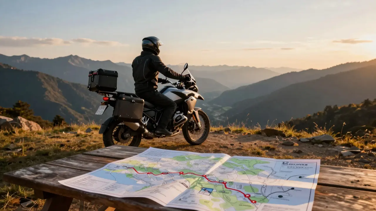 How to Balance Daily Mileage and Scenic Stops on Motorcycle Tours