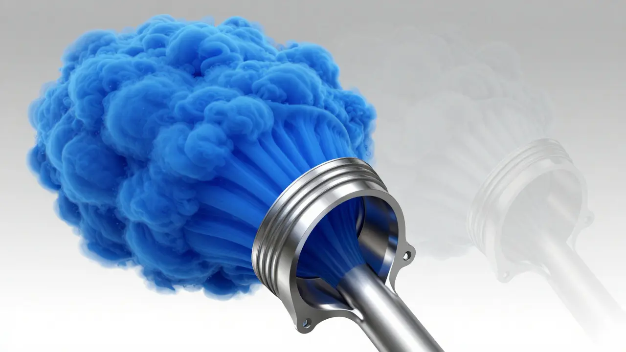 Visualization of high volumetric efficiency filling engine cylinder with air