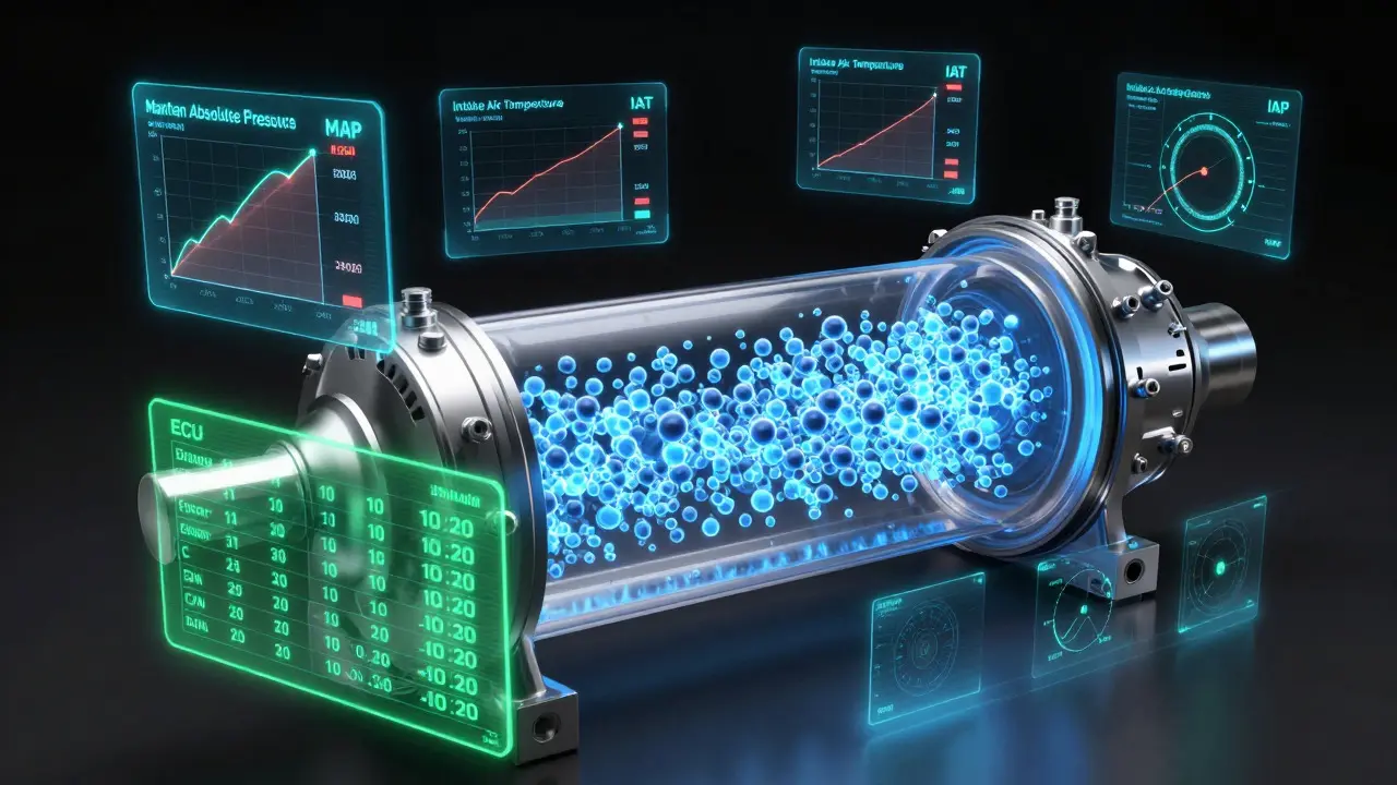 3D visualization of Speed Density calculations inside an engine cylinder