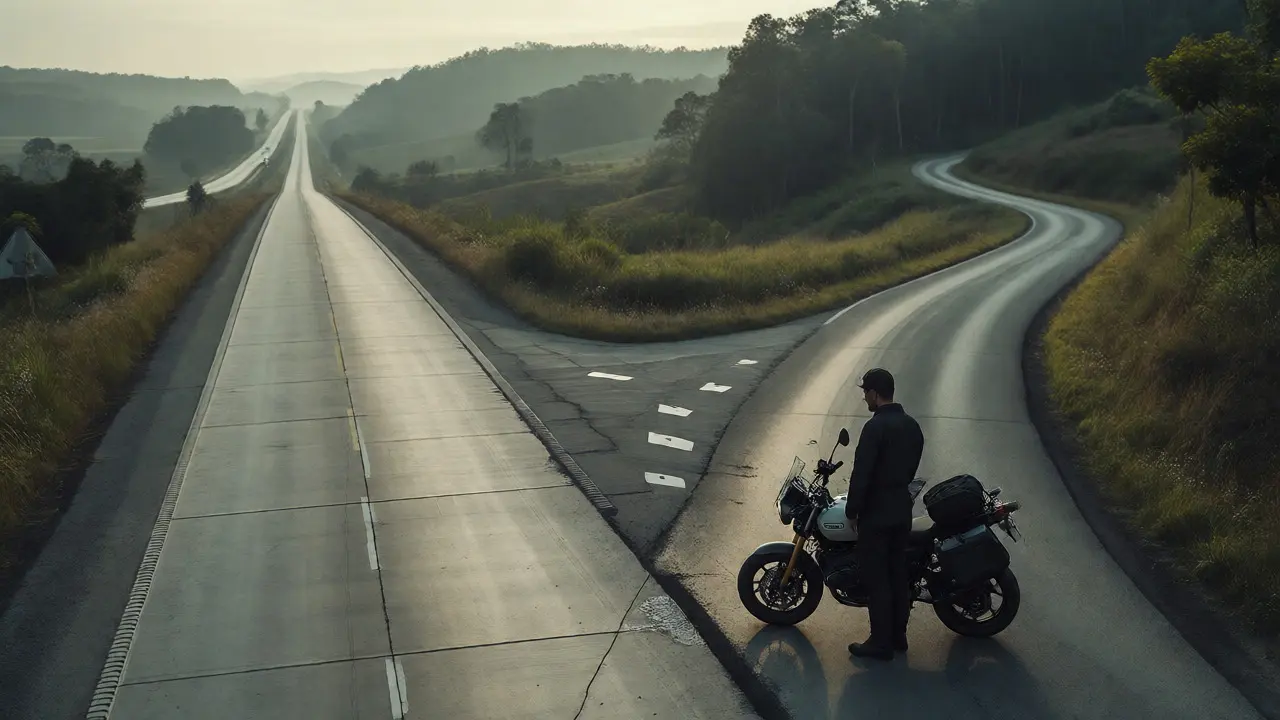 Backroads vs. Highways for Motorcycle Trips: Pros, Cons, and Time Tradeoffs