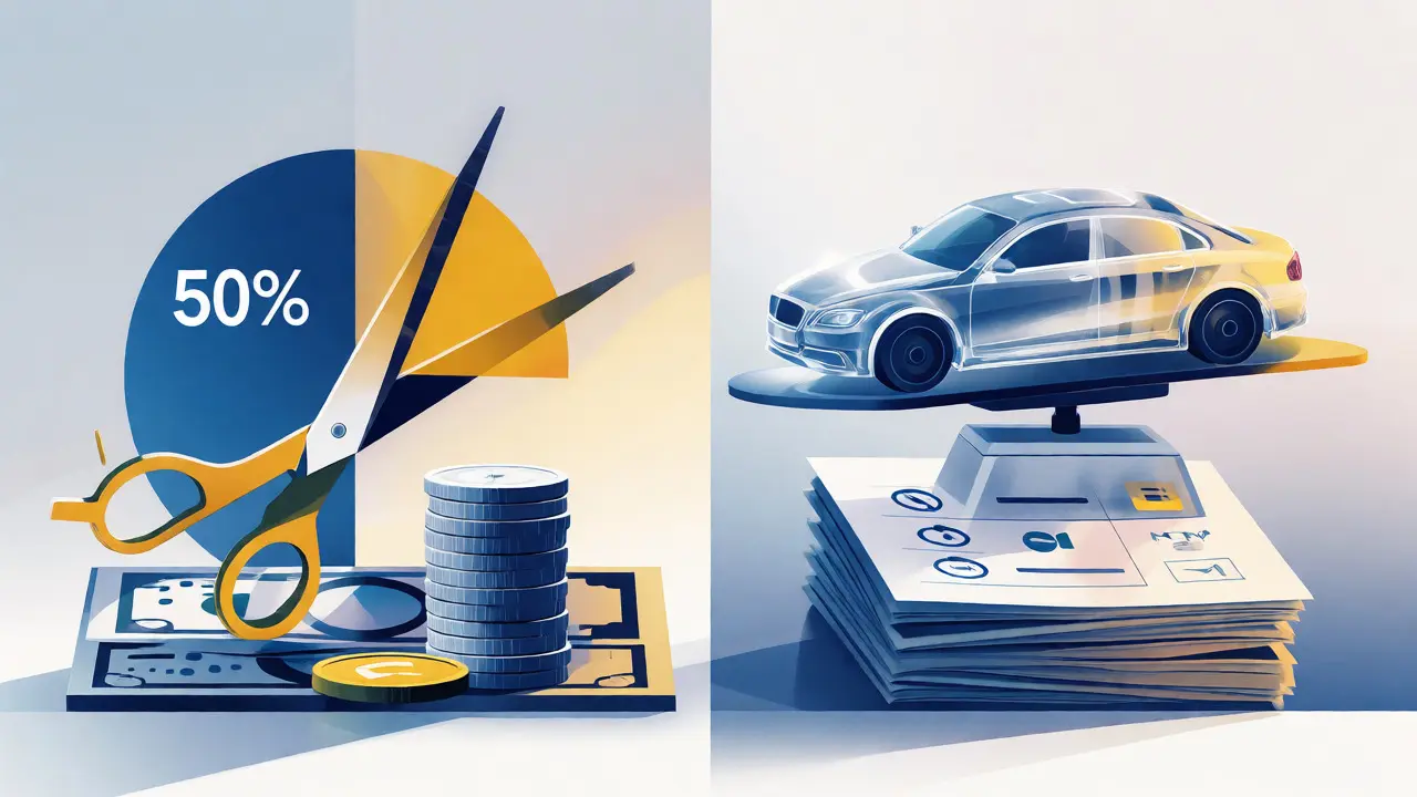 Conceptual art of lease cost calculations